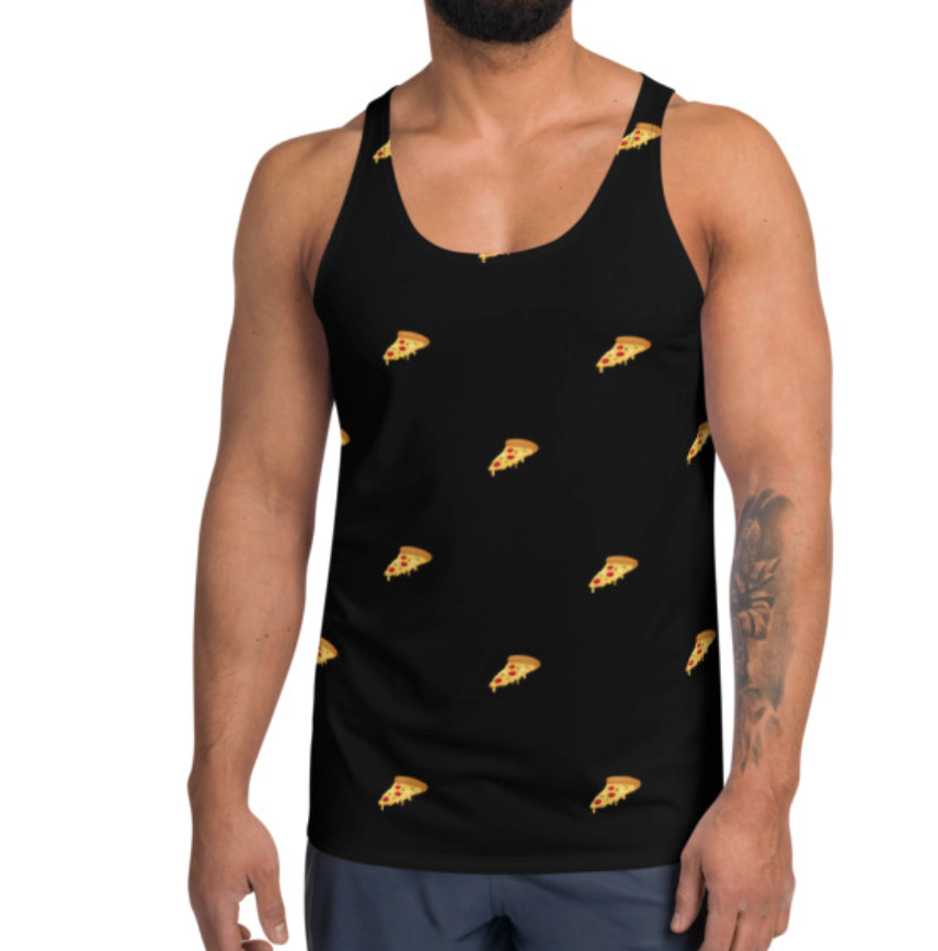 Pizza Allover Tank Top – Erik The Electric