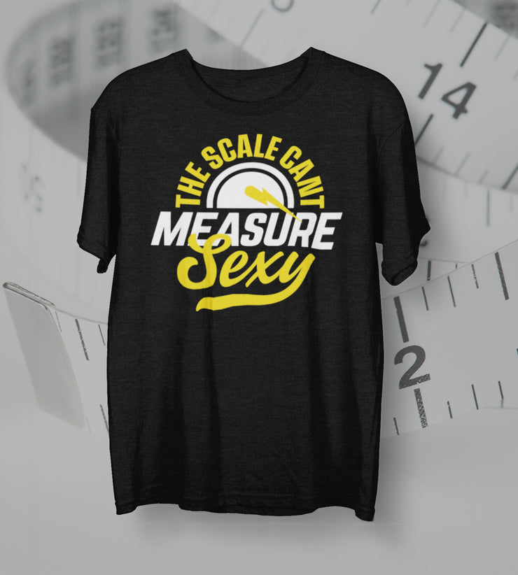 The Scale Can't Measure Sexy T-Shirt (Yellow)