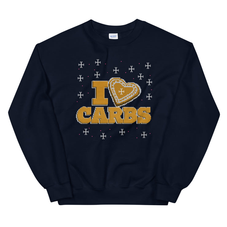 I <3 Carbs Christmas Cookie Sweatshirt
